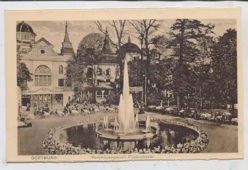 4600 DORTMUND, Vergnügungspark Fredenbaum, Fontäne