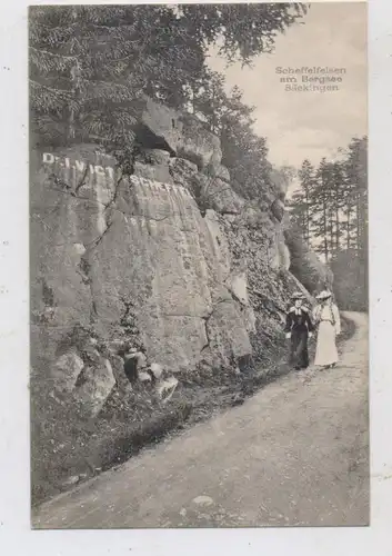 7880 BAD SÄCKINGEN, Scheffelfelsen am Bergsee, Verlag Metz