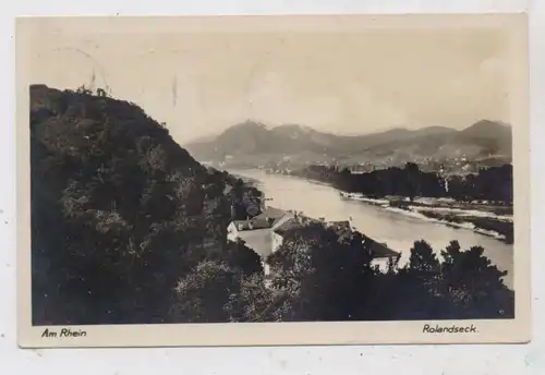 5480 REMAGEN - ROLANDSECK, Blick über Rhein und Nonnenwerth, Verlag Kratz # 6