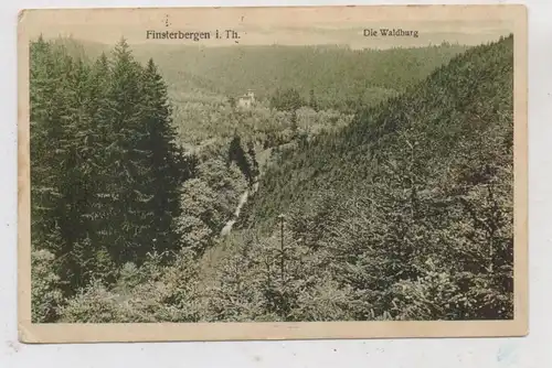 0-5804 FRIEDRICHRODA - FINSTERBERGEN, Die Waldburg, 1922