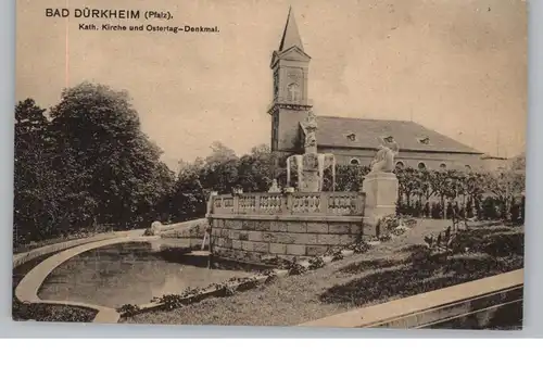 6702 BAD DÜRKHEIM, Katholische Kirche und Ostertag - Denkmal