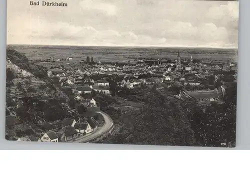 6702 BAD DÜRKHEIM, Blick über den Ort, Verlag Roth