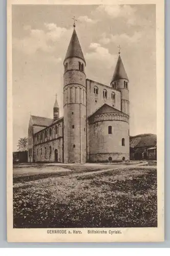 0-4300 QUEDLINBURG - GERNRODE, Stiftskirche Cyriaki, Trinks & Co.