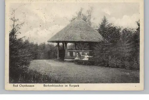 4970 BAD OEYNHAUSEN, Borkenhäuschen im Kurpark, 1922