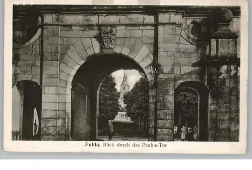 6400 FULDA, Blick durch das Paulus-Tor, 1919