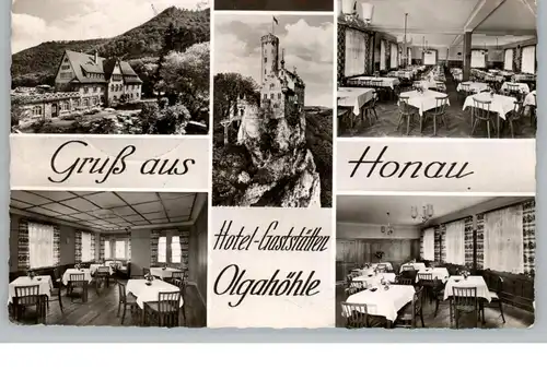 7414 LICHTENSTEIN - HONAU, Hotel - Gaststätten Olgahöhle, 195...
