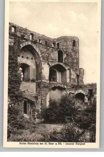 5401 SANKT GOAR, Ruine Rheinfels, Innerer Burghof