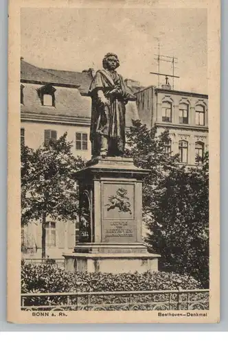 5300 BONN, BEETHOVEN Denkmal, Verlag Dienst - Bonn