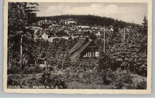 0-6055 OBERHOF, Blick über den Ort, 1939