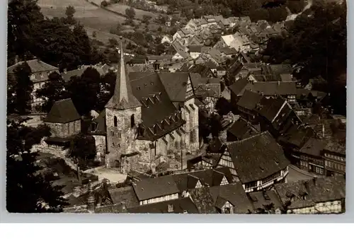 0-4713 STOLBERG, Blick auf den Ort 1958