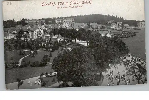 0-6055 OBERHOF, Blick vom Schlosshotel