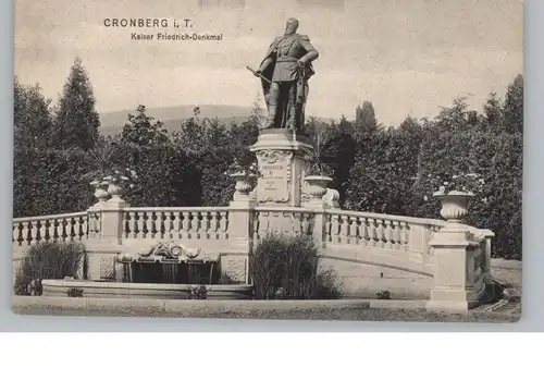 6242 KRONBERG, Kaiser Friedrich Denkmal, 1907, Trenkler