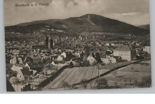 6730 NEUSTADT - HAARDT, Blick über den Ort, Weinbau, 1918