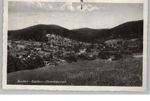 7570 BADEN - BADEN - OBERBEUREN, Blick über den Ort, 1933