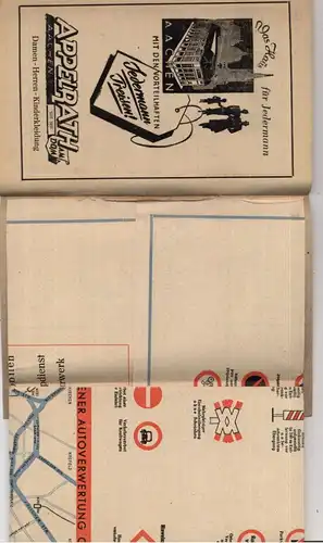 5100 AACHEN, Auskunftsbuch der Stadt Bad Aachen 1949, kompl mit Plan, 40 Seiten, sehr gute Erhaltung