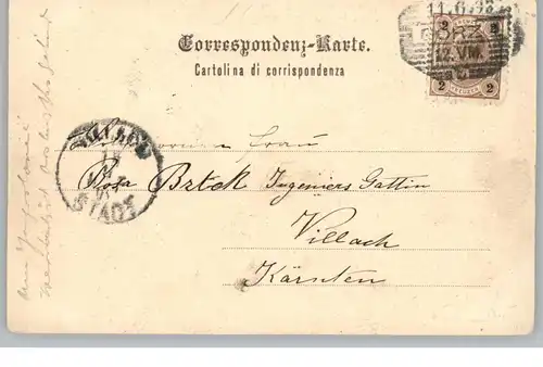 I 34170 GORIZIA / GÖRZ, Volksgarten, 1899, Verlag Stengel