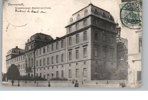 6100 DARMSTADT, Residenzschloß, 1909