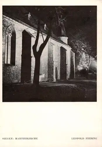 5900 SIEGEN, Martinikirche, Leopold Fiebig
