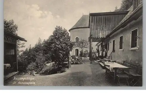 NIEDER - SCHLESIEN - GIERSDORF-SEISDORF / PODGORZYN-SOSNOWKA, St. Annakapelle, Gaststätte, 1907, Trenkler