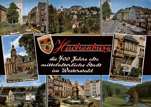 5238 HACHENBURG, Mehrbild-AK