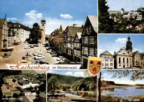 5238 HACHENBURG, Mehrbild-AK