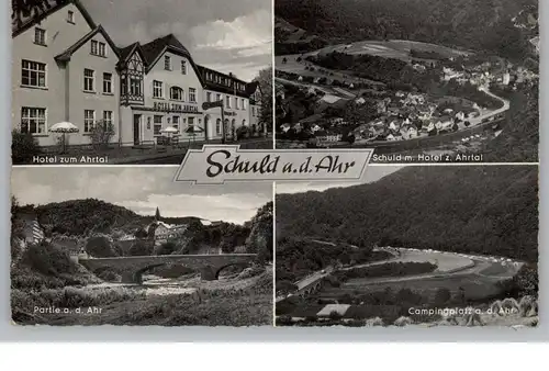 5489 SCHULD, Hotel zum Ahrtal, Campingplatz....1961