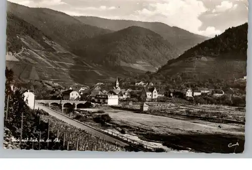 5486 ALTENAHR - RECH, Blick über die Ahr, 1958