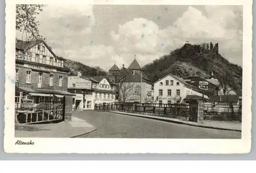 5486 ALTENAHR, Ahrbrücke, Central Hotel, Hotel zur Post