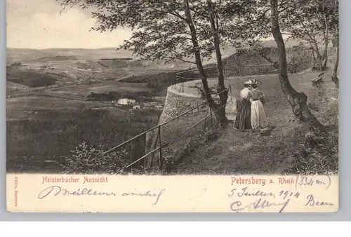 5330 KÖNIGSWINTER, Petersberg, Heisterbacher Aussicht, 1904