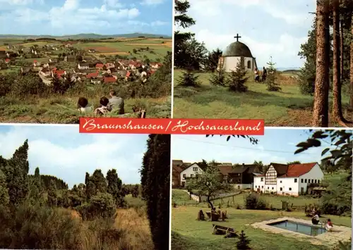 5789 HALLENBERG - BRAUNSHAUSEN, Mehrbild-AK