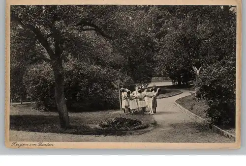 7014 KORNTAL, Töchterinstitut, Reigen im Garten