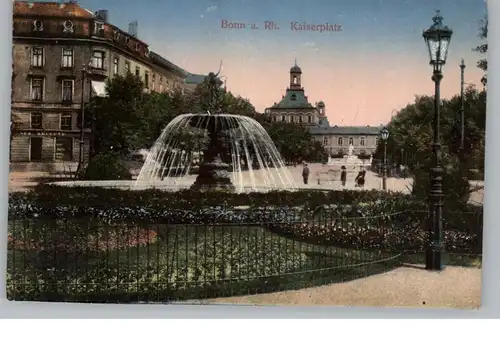 5300 BONN, Kaiserplatz, Springbrunnen, Universität, Verlag Dienst - Bonn