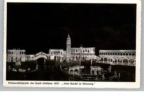 5400 KOBLENZ, Sommerfestspiele 1955, "Eine Nacht in Venedig"
