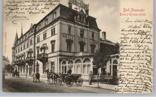 5483 BAD NEUENAHR - AHRWEILER, Bonn's Kronen-Hotel, 1904