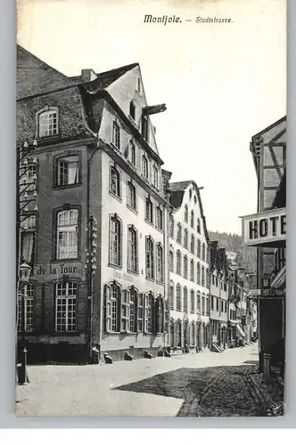 5108 MONSCHAU, Stadtstrasse, Hotel de la Tour Ferd. Richter, Verlag Weiss Erben