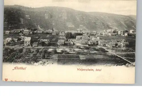 5483 BAD NEUENAHR - AHRWEILER - WALPORZHEIM, Gesamtansicht, ca. 1905