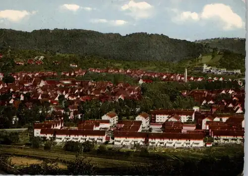 7067 PLÜDERHAUSEN, Blick über den Ort