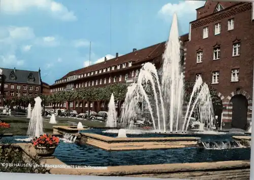 4200 OBERHAUSEN, Friedensplatz, Leuchtbrunnen