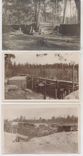 MILITÄR - 1.Weltkrieg, Kämpfe bei Rudka / Podryze / Gruzyatin, 1916/17, 12 Photo-AK