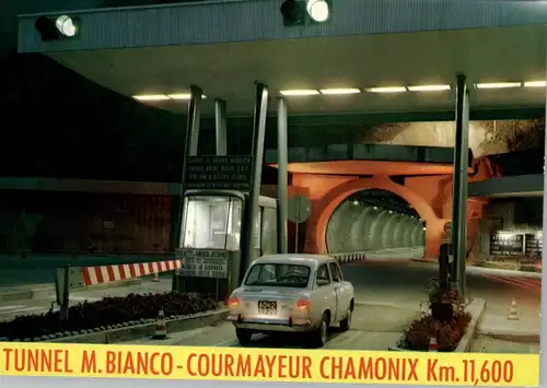 I 11013 COURMAYEUR, Tunnel Mont Blanc, Courmayeur - Chamonix, FIAT