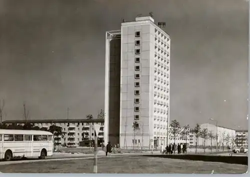 0-7560 GUBEN / Wilhelm - Pieck - Stadt, Obersprucke Hochhaus, 1972