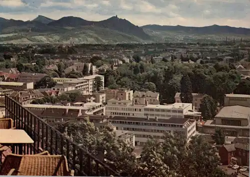 5300 BONN - BAD GODESBERG, Blick von der Godesburg auf Stadt und Siebengebirge
