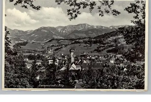 8970 IMMENSTADT, Blick über die Stadt, Verlag Rudolf