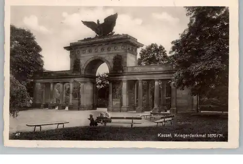3500 KASSEL,Kriegerdenkmal 1870/71, 1941