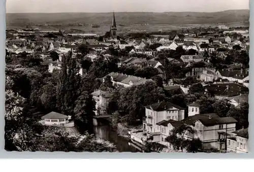 6550 BAD KREUZNACH, Blick über den Ort, 50er Jahre