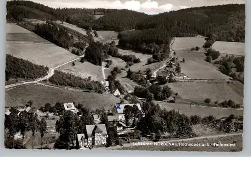 5948 SCHMALLENBERG - NORDENAU, Blick auf den Ort, 1963