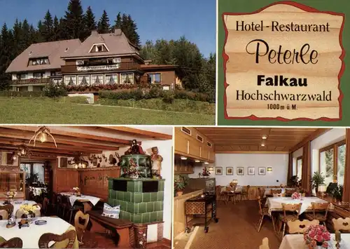 7821 FELDBERG - FALKAU, Hotel - Restaurant Peterle