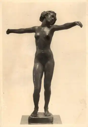 KÜNSTLER / Artist - GEORG KOLBE, "TÄNZERIN", 1912