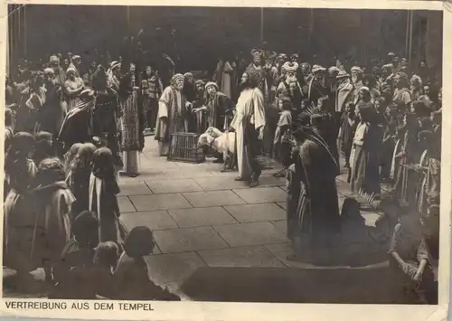 8103 OBERAMMERGAU, Passionsspiele 1934, "Vertreibung aus dem Tempel"