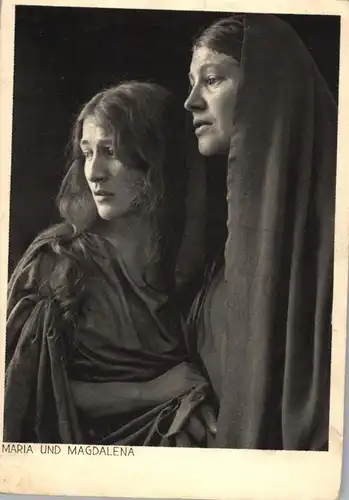 8103 OBERAMMERGAU, Passionsspiele 1934, "Maria und Magdalena"